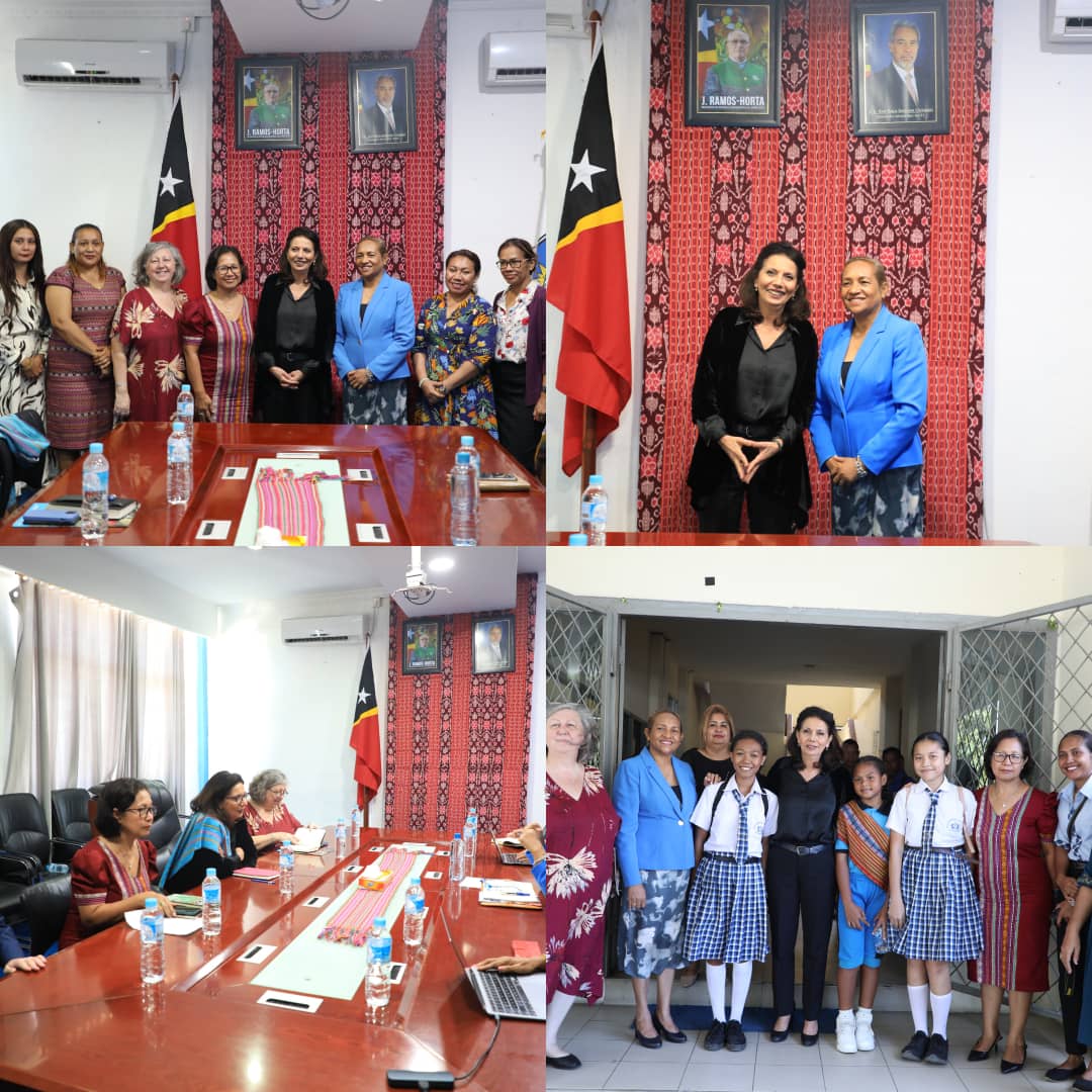 VIZITA REPREZENTANTE ESPESIÁL SEKRETÁRIU JERÁL ONU (SRCG) IHA MINISTÉRIU EDUKASAUN TIMOR-LESTE